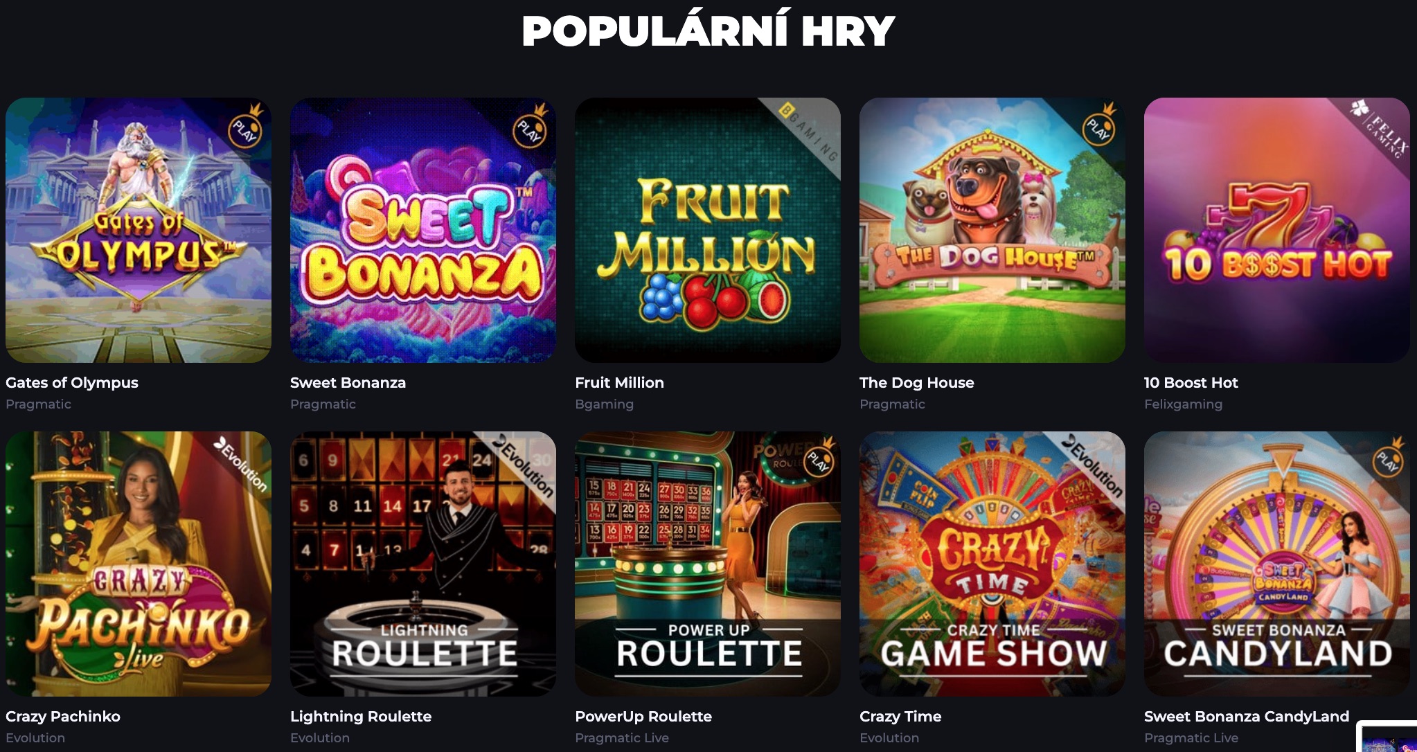 BDM Bet Populární Hry