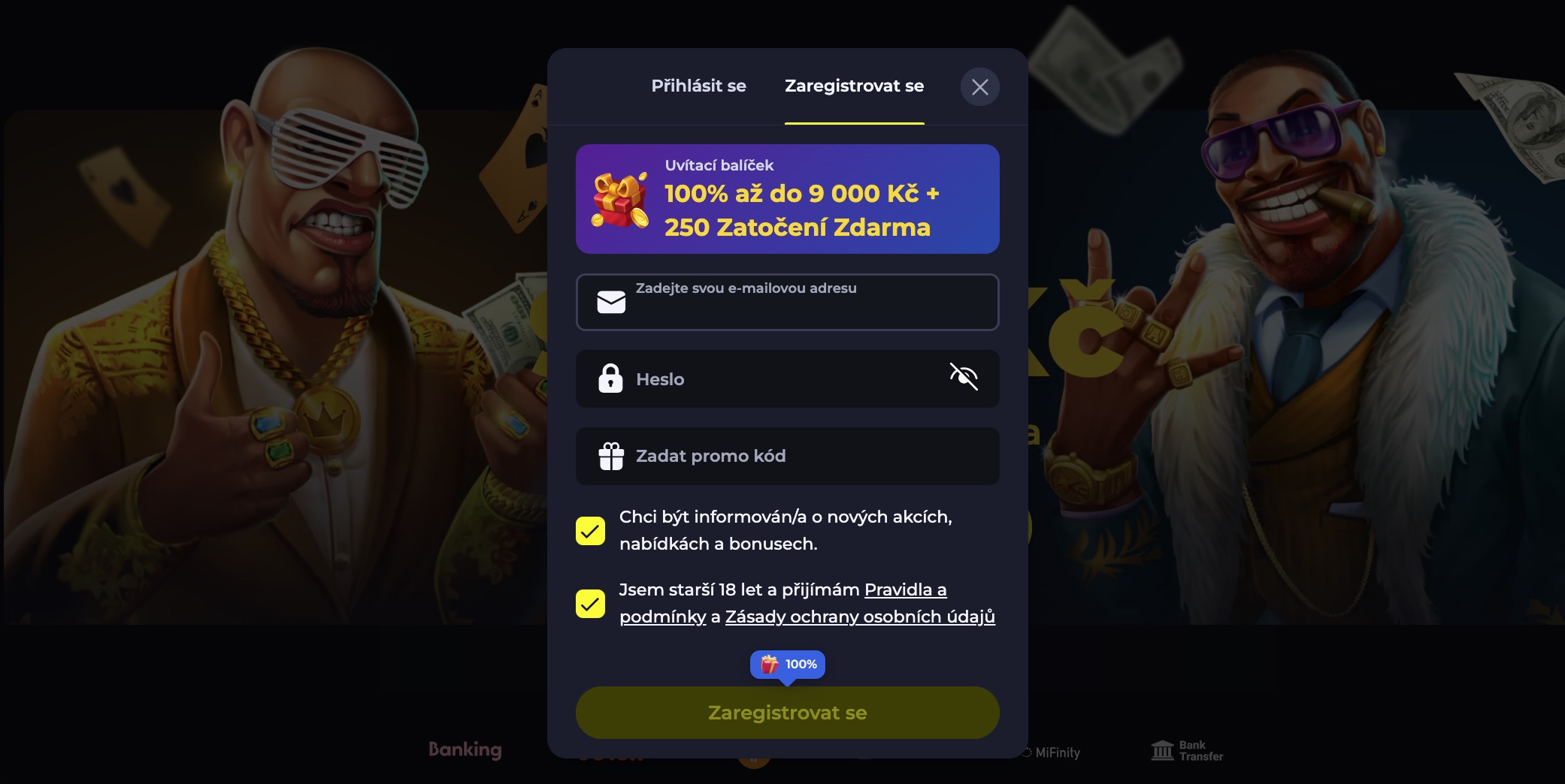 BDM Bet Zaregistrovat se